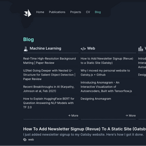 How to Add Newsletter Signup (Revue) to a Static Site (Gatsby)