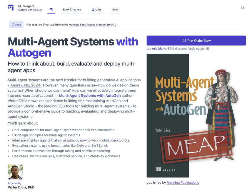 Multi-Agent Systems with AutoGen website